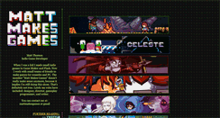 Desktop Screenshot of mattmakesgames.com
